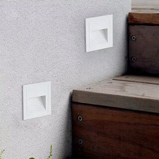 Foto 3 | Set Lampara Led Escalera Pared Foco 3w Ip65 Blanco-luz Blanca-6500k 4piezas Eo Safe Importsesi-14282 Blanco
