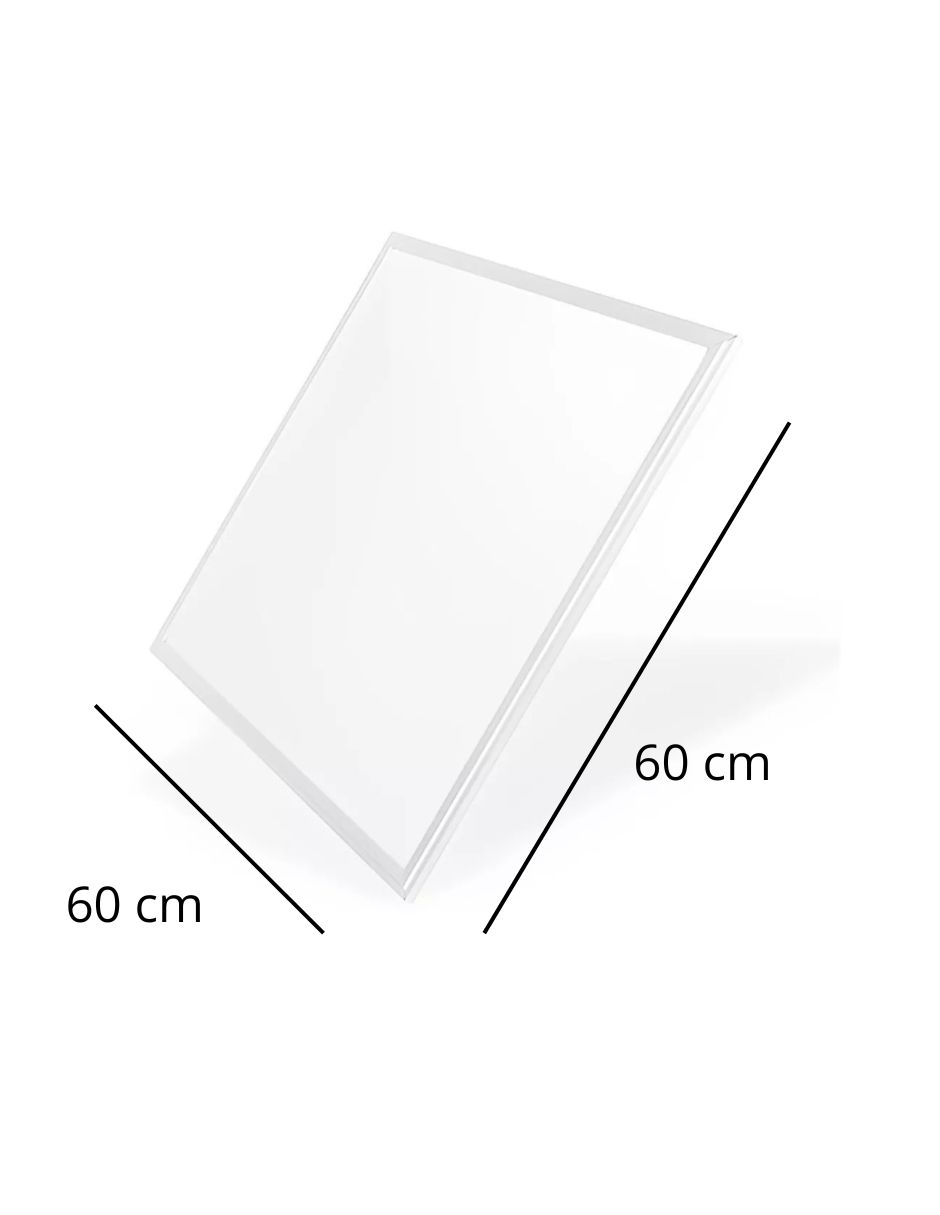 Foto 4 pulgar | Panel Cuadrado 60x60 Blanco
