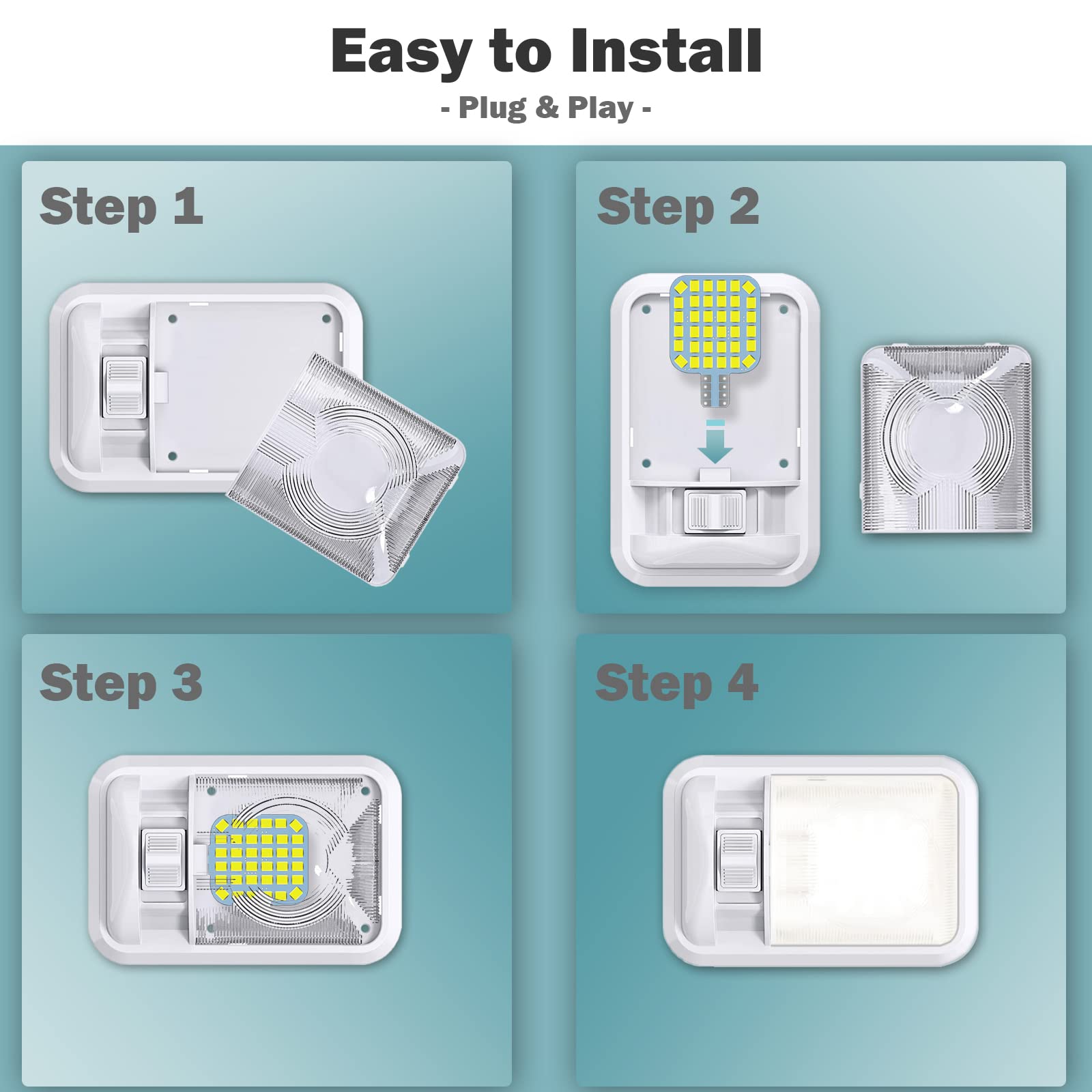 Foto 7 pulgar | Bombillas Led Xishwon T10 921 922 912 194 6500 K 12 V 20 Unidades - Venta Internacional.