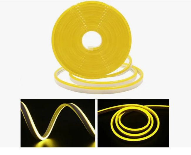 Foto 2 pulgar | Tiras De Leds Luz Luces Neón Flexible Manguera Con Fuente 5m