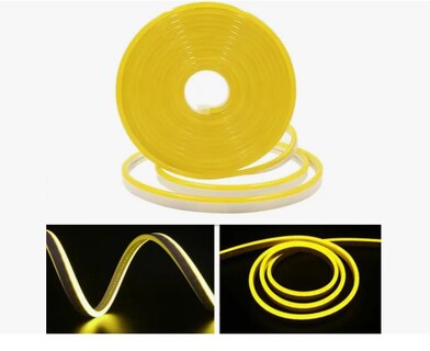 Foto 1 | Tiras De Leds Luz Luces Neón Flexible Manguera Con Fuente 5m