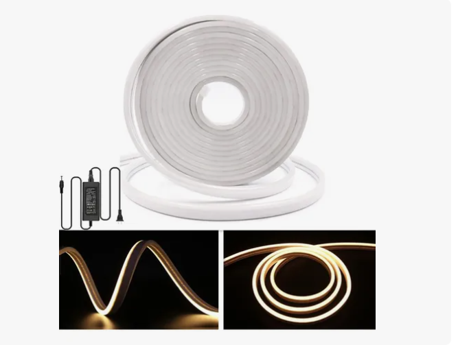 Foto 2 pulgar | Tiras De Leds Luz Luces Neón Flexible Manguera Con Fuente 5m