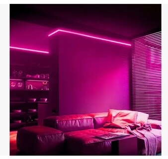 Foto 5 | Tiras De Leds Luz Luces Neón Flexible Manguera Con Fuente 5m