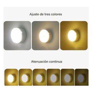 Foto 3 | Lámparas Pared Focos Led Clóset Recargable Usb 8pzs Eo Safe Imports Esi-19498 Blanco
