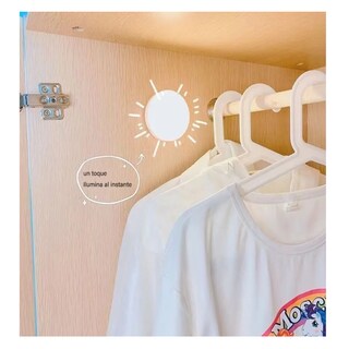 Foto 4 | Lámparas Pared Focos Led Clóset Recargable Usb 8pzs Eo Safe Imports Esi-19498 Blanco