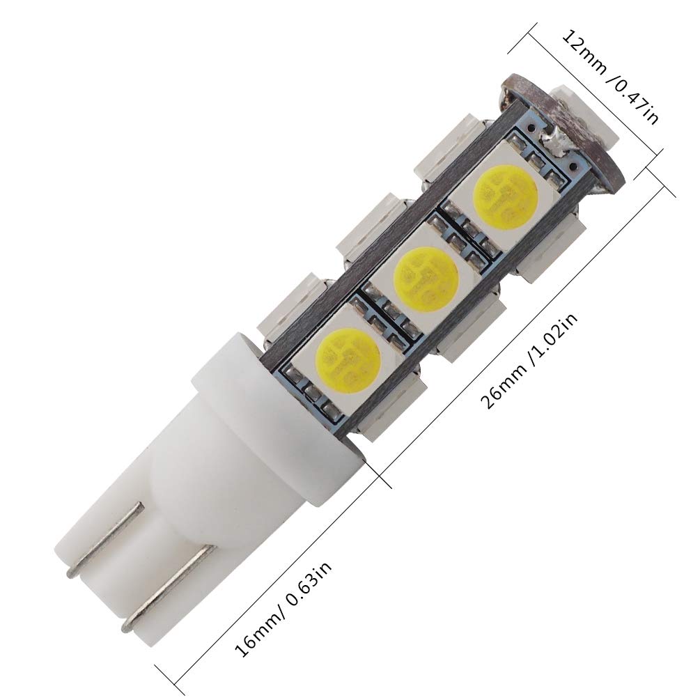 Foto 3 pulgar | Bombillas Led Grv T10 921 922 13-5050 Smd 12 V Luz Blanca Fría X10 - Venta Internacional.