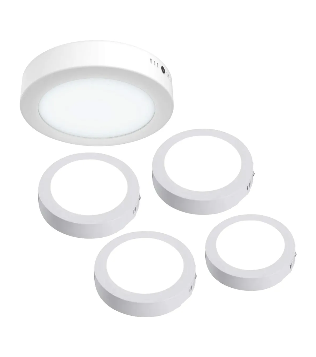 Foto 3 pulgar | 5 Pzs Lampara De Techo Sobreponer Led 18w Luminaria Lab.g Blanco