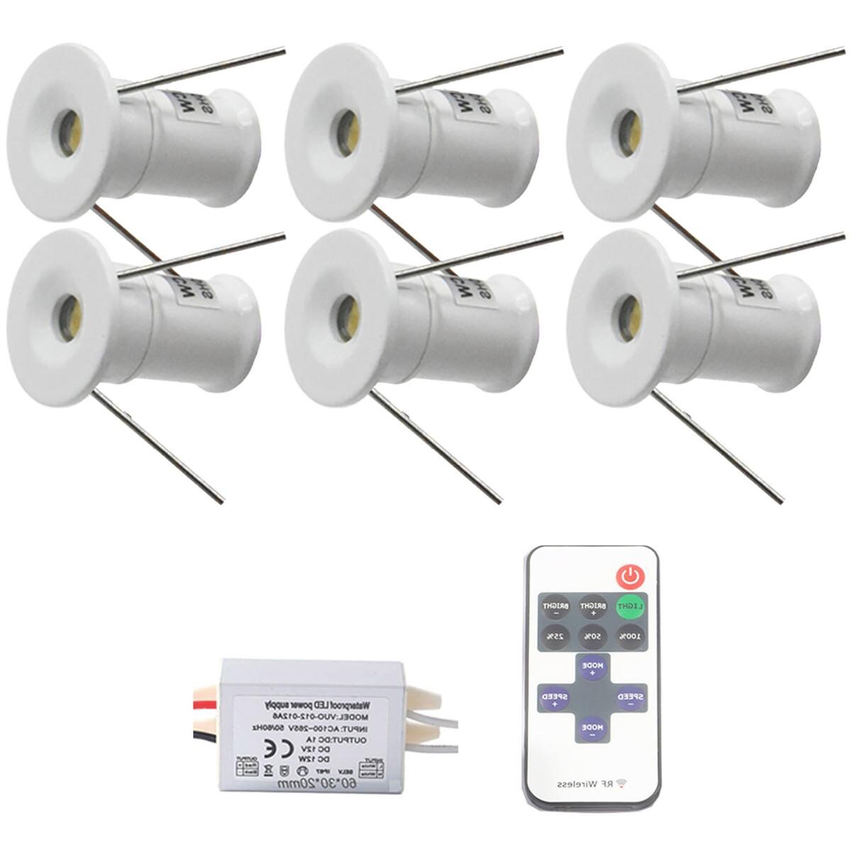 Foco Led De Alta Potencia Ventdepot Mximw-003 6 Piezas Blanco $1,068