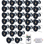 Focos Les De Calidad Ventdepot Mximb-008 30 Piezas Negro