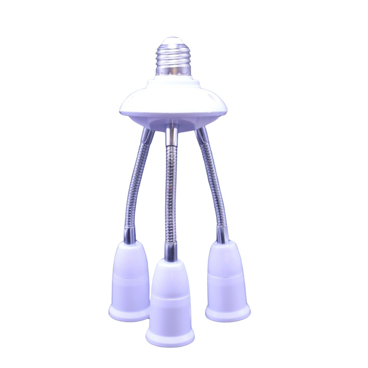 Multi Socket Triple Brazo Flexible Blanco Tres Focos E27 $164