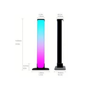 Foto 3 | Barra De Luz 2pcs 25cm Inteligente Con App Control De Música Eo Safe Imports Esi-15544 Multicolor