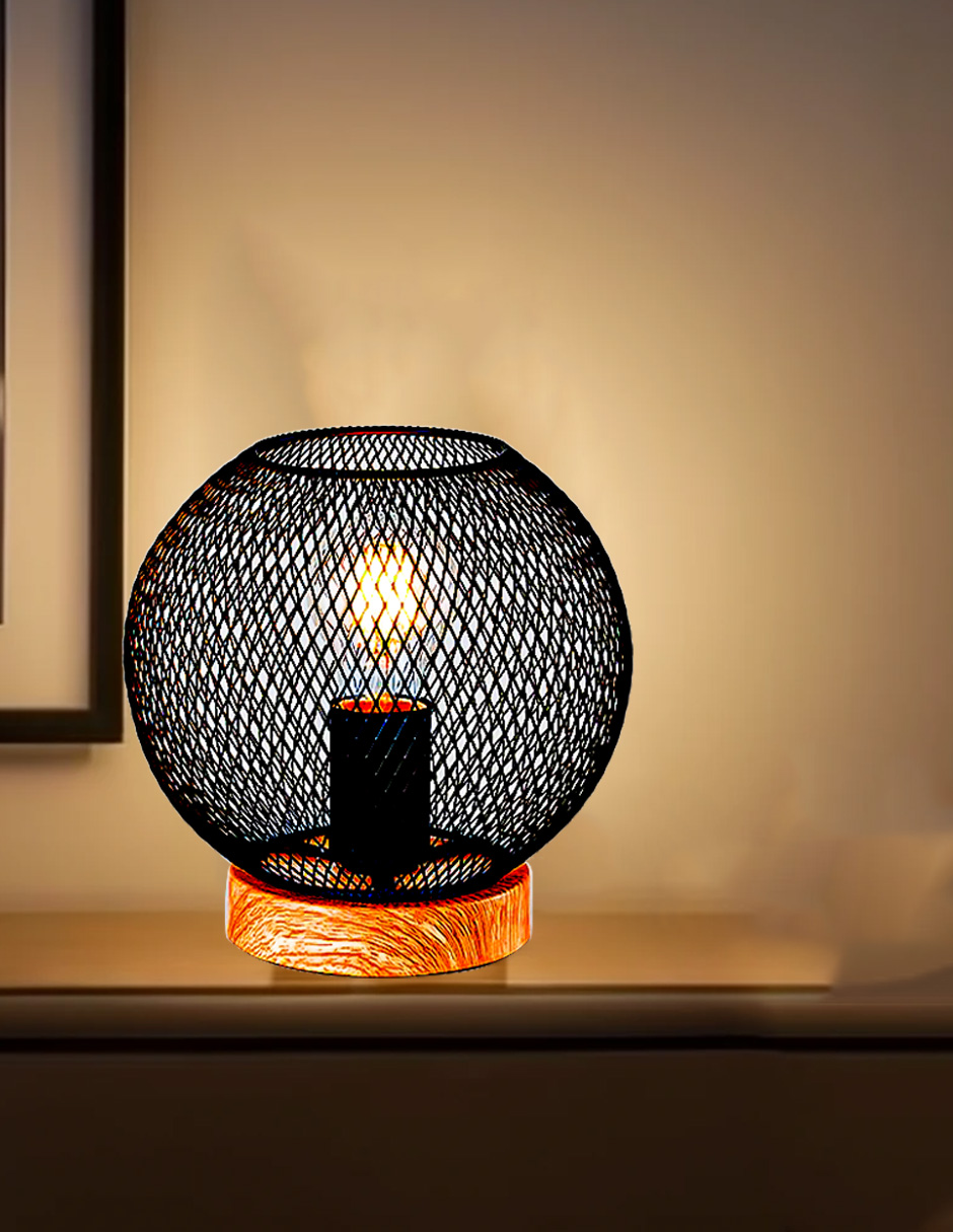 Foto 5 pulgar | Lámpara De Mesa Incandescente Mil Luces Ameli