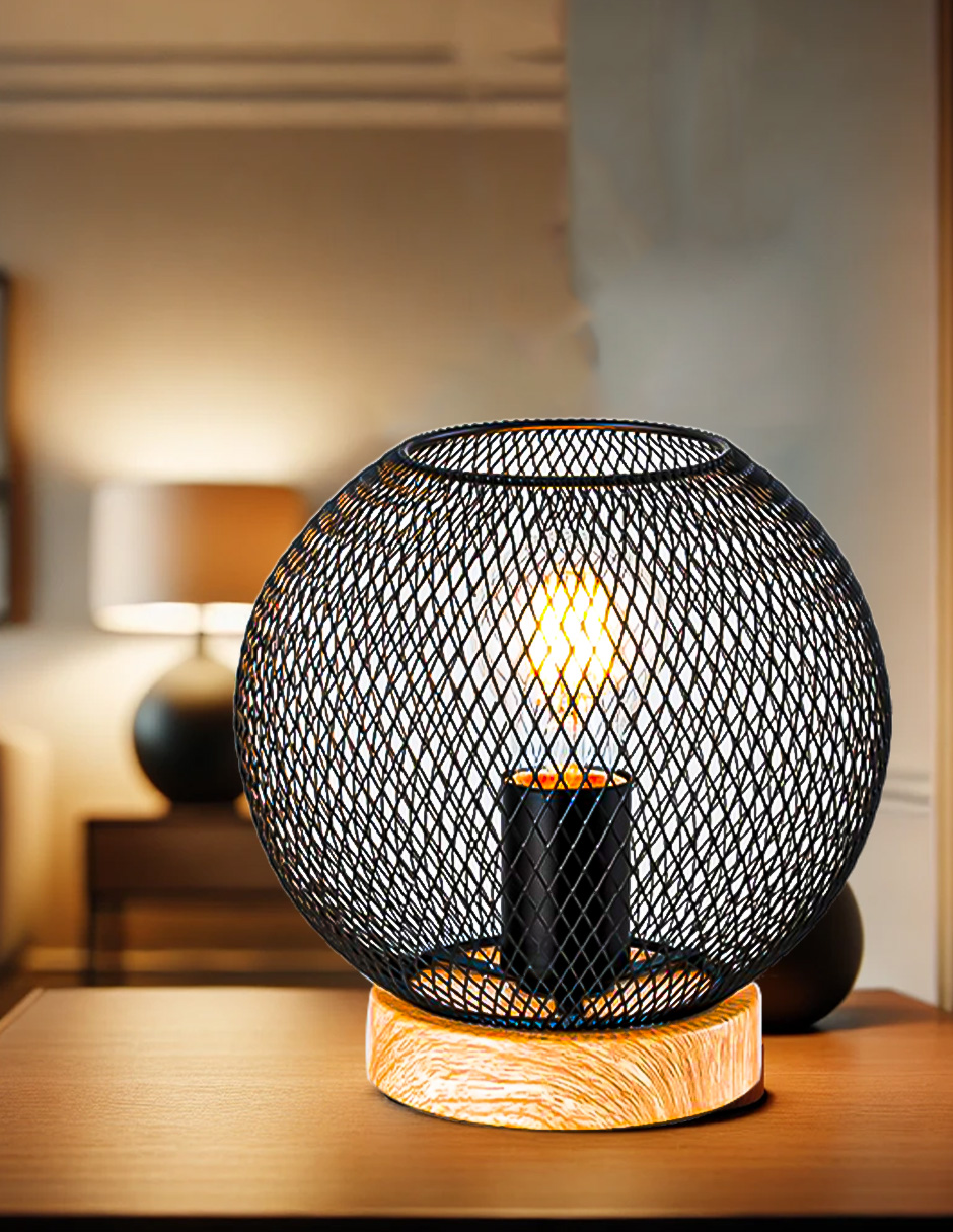 Foto 5 | Lámpara De Mesa Incandescente Mil Luces Ameli