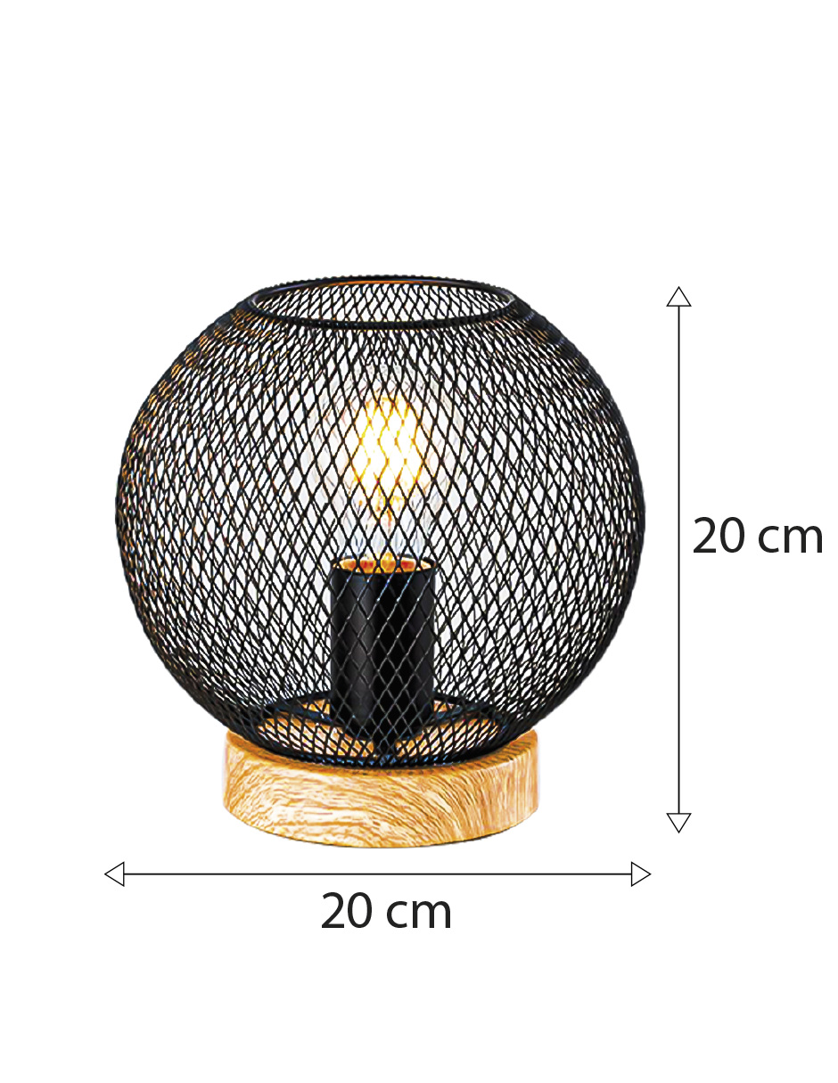 Foto 7 pulgar | Lámpara De Mesa Incandescente Mil Luces Ameli