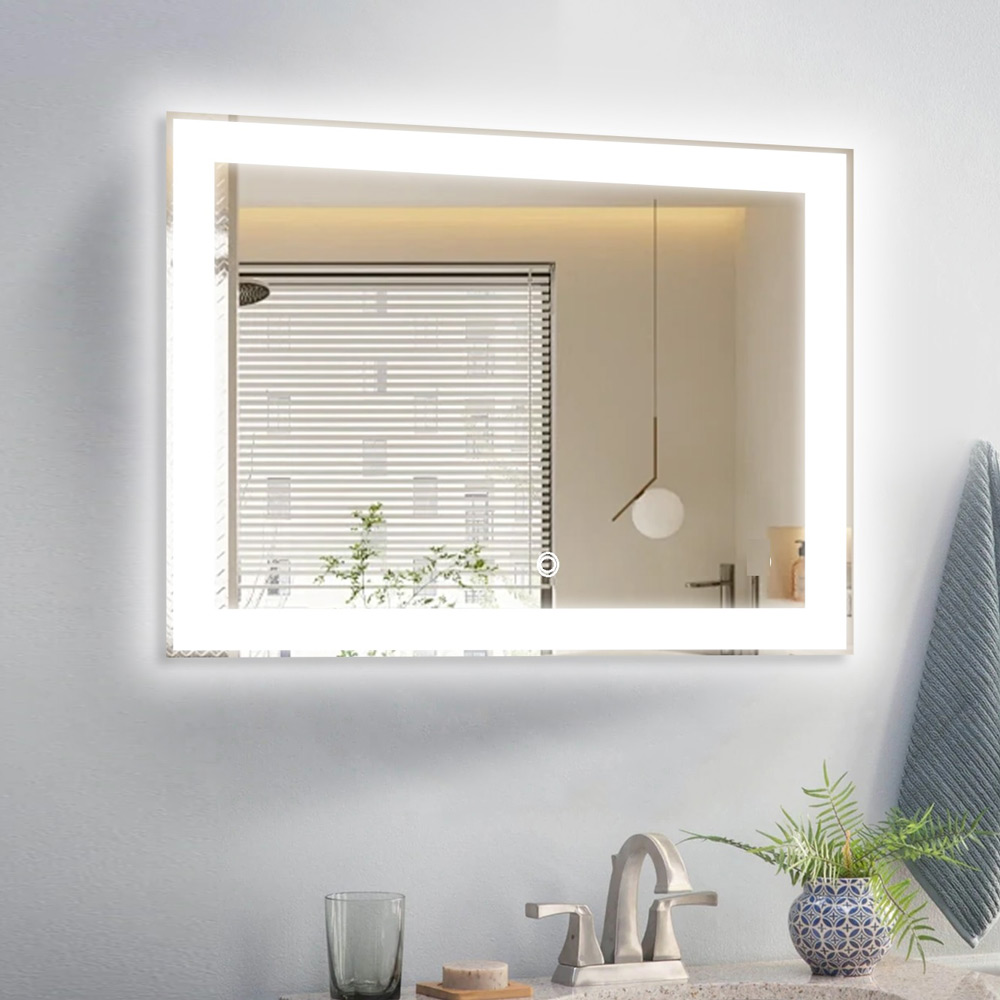 Foto 3 | Espejo De Vidrio Rectangular Mil Luces Con Borde Esmerilado 303