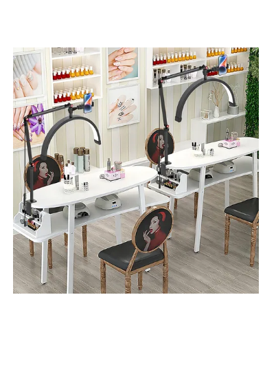 Foto 3 pulgar | Lámpara De Pie Led Para Pestañas  Lámpara De Media Luna Para Extensión De Pestañas  Iluminación Para Bellez