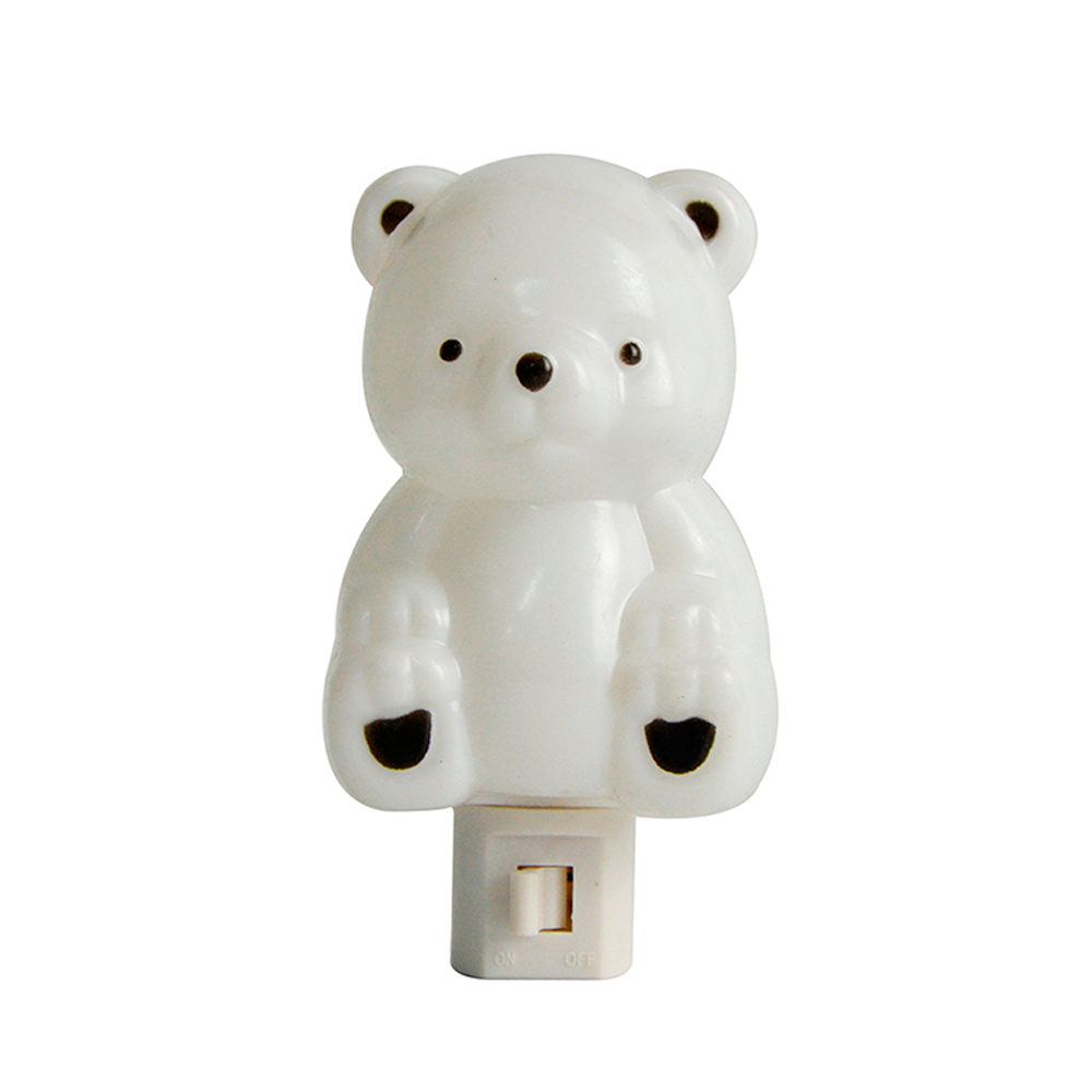 Luz Suave Cálida para Dormitorio Foy LUN07 color Blanco - Oso Blanco