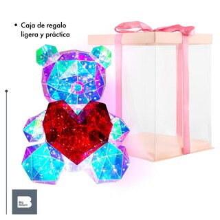 Foto 5 | Lampara Big Room 3d Oso Luz Led Iluminacion Nocturna