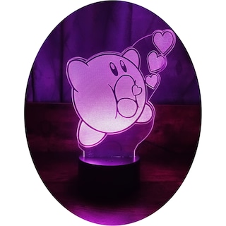 Foto 1 | Lámpara 3D Kirby de 7 Colores Led - Venta Internacional