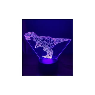 Foto 1 | Lámpara 3D T-Rex Dinosaurio 7 Colores - Venta Internacional