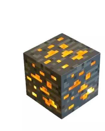 Foto 3 pulgar | Lámpara Antorcha Minecraft Brownstone Luz Nocturna Led