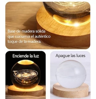 Foto 5 | Lámpara de Noche 3D Led Sistema Solar - Venta Internacional