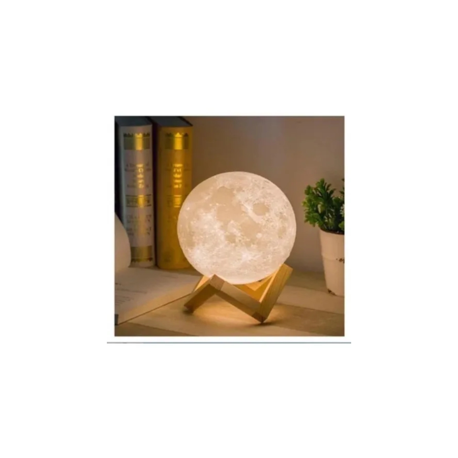 Foto 2 pulgar | Lámpara de Mesa Luna 3D - Venta Internacional