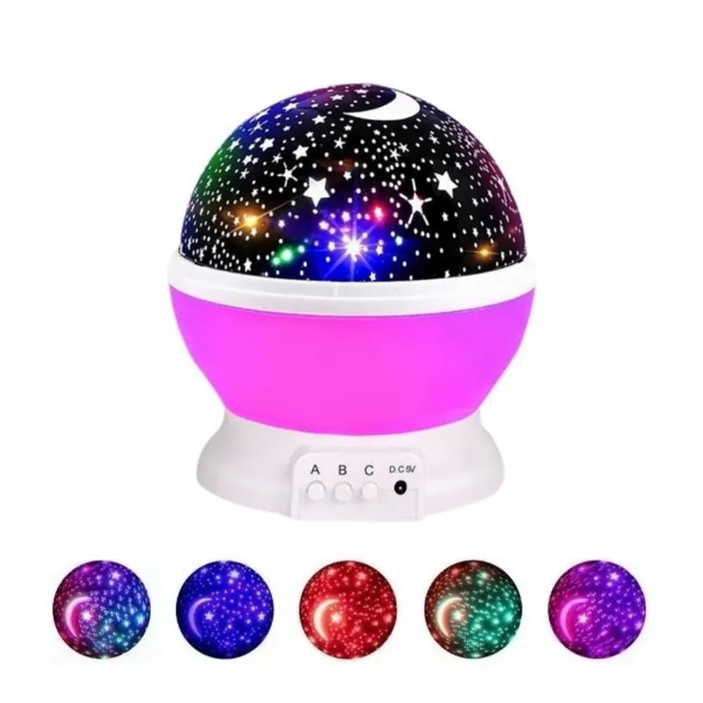 Foto 3 pulgar | Lámpara de Proyector con Luz Led Sky Stars Rosa - Venta Internacional