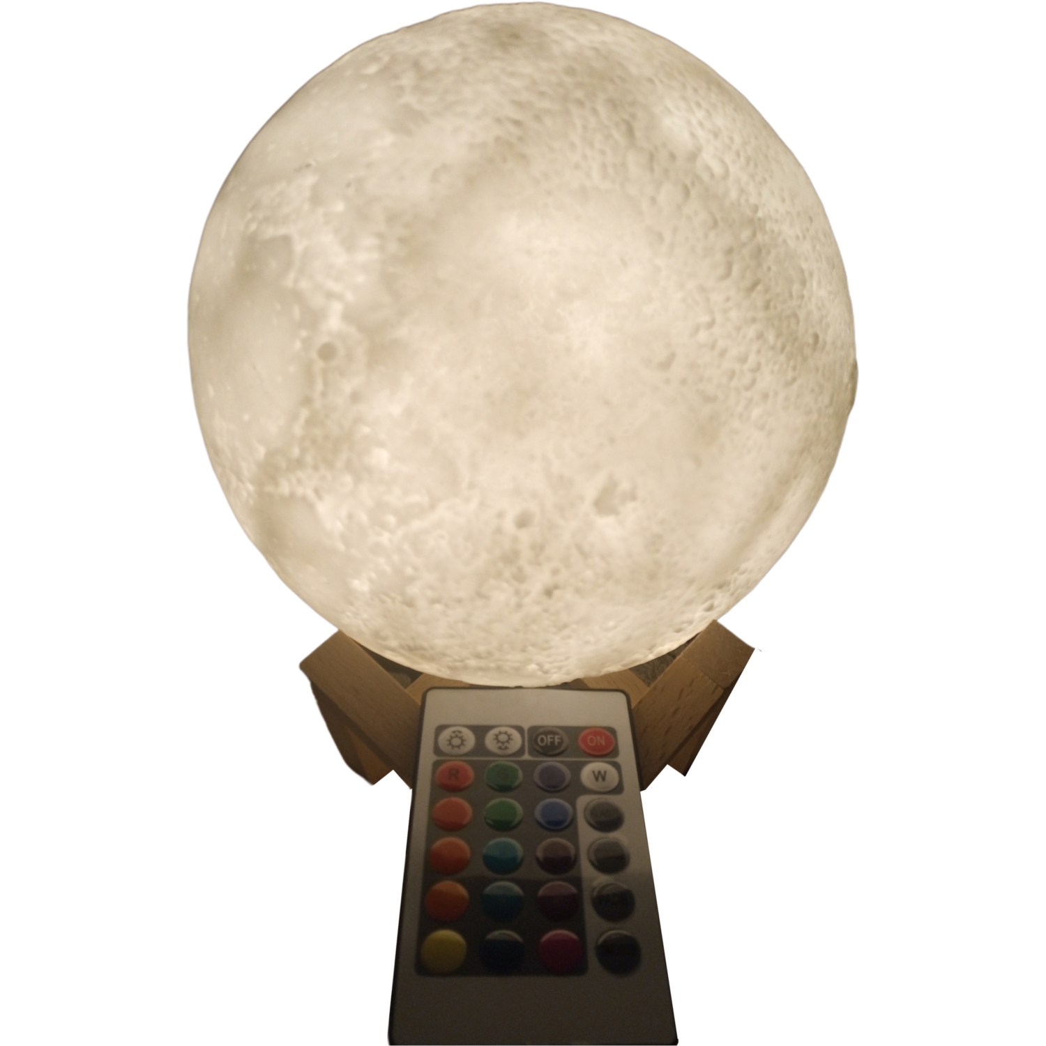 Lámpara Super Moon 18x18 cm Recargable con Mando a Distancia - Venta Internacional