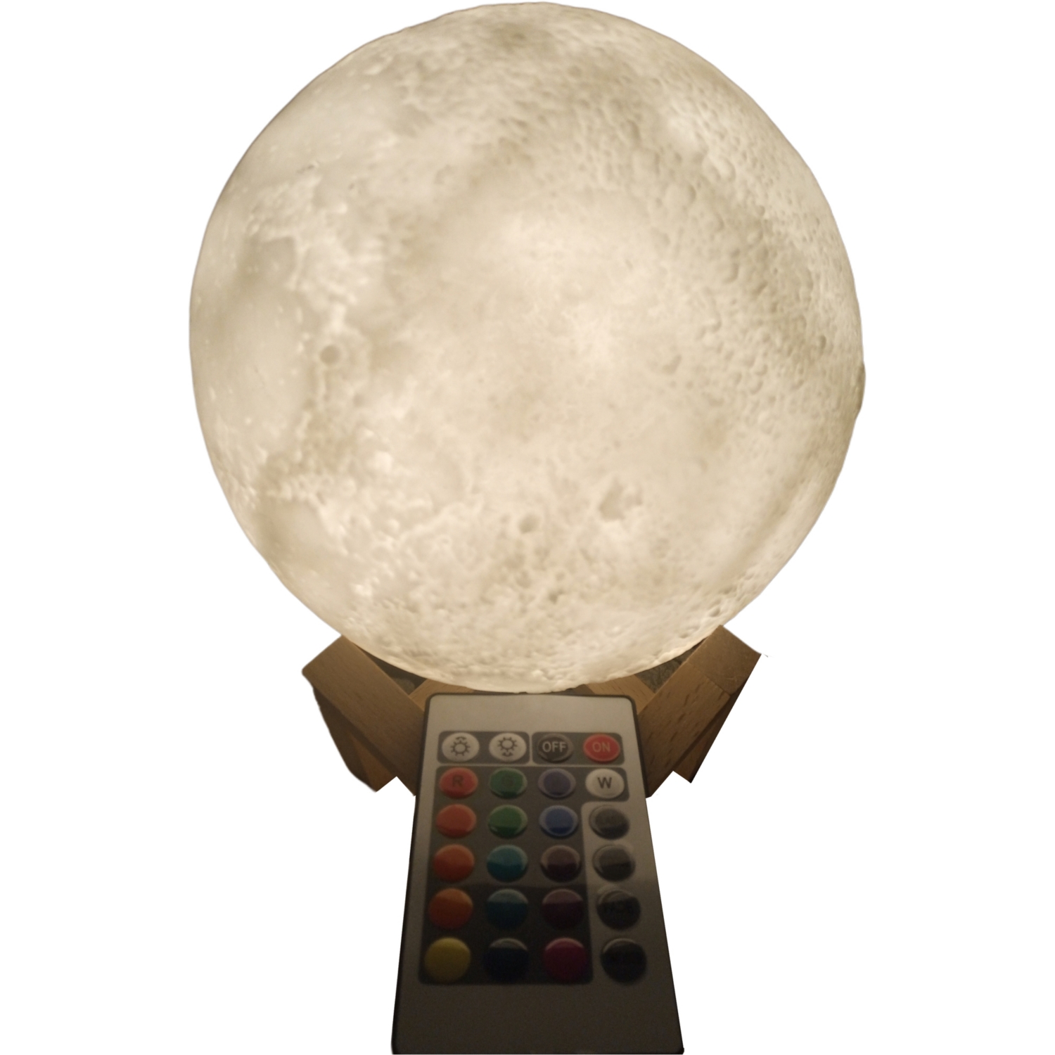Foto 1 | Lámpara Super Moon 18x18 cm Recargable con Mando a Distancia - Venta Internacional