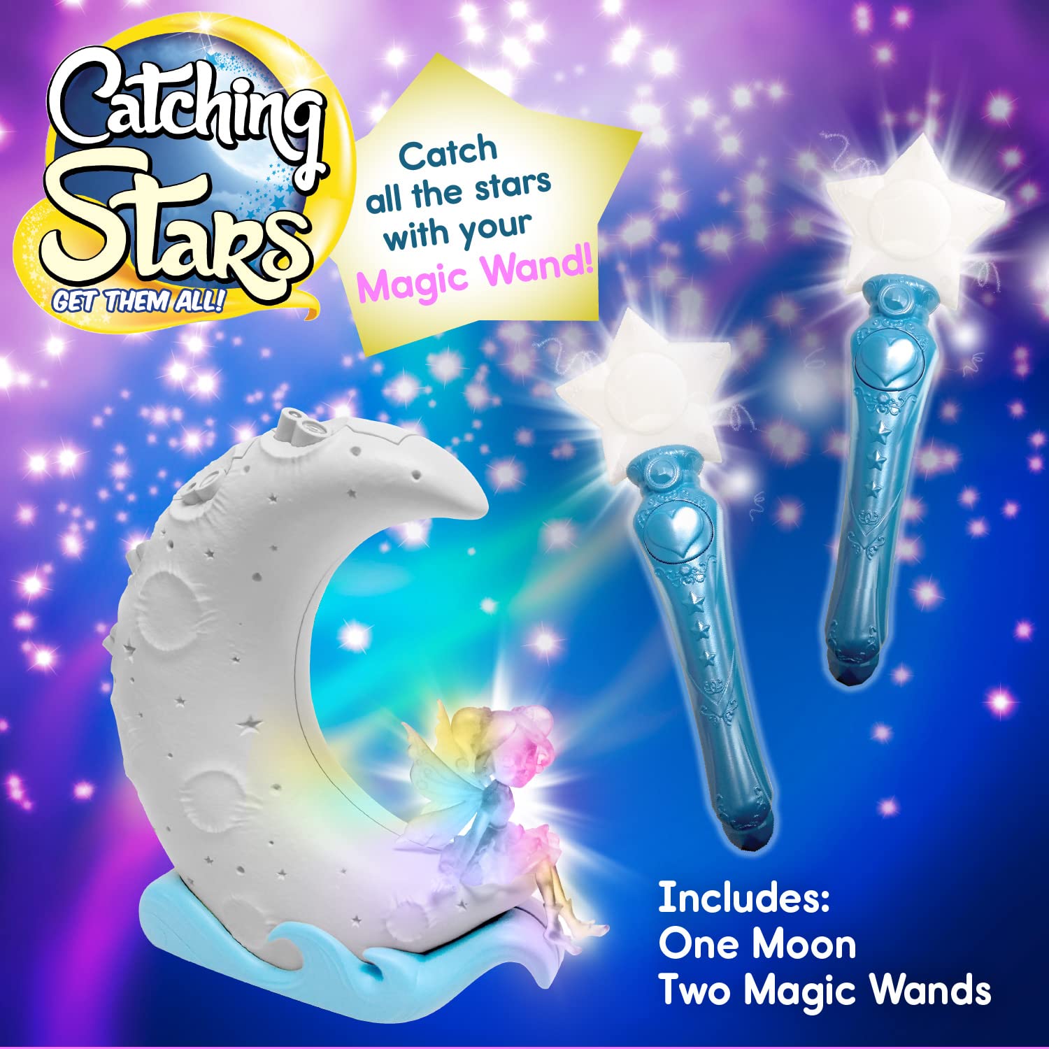 Foto 3 pulgar | Juego Fotorama Kids Catching Stars Deluxe Con 2 Varitas Mágicas - Venta Internacional.