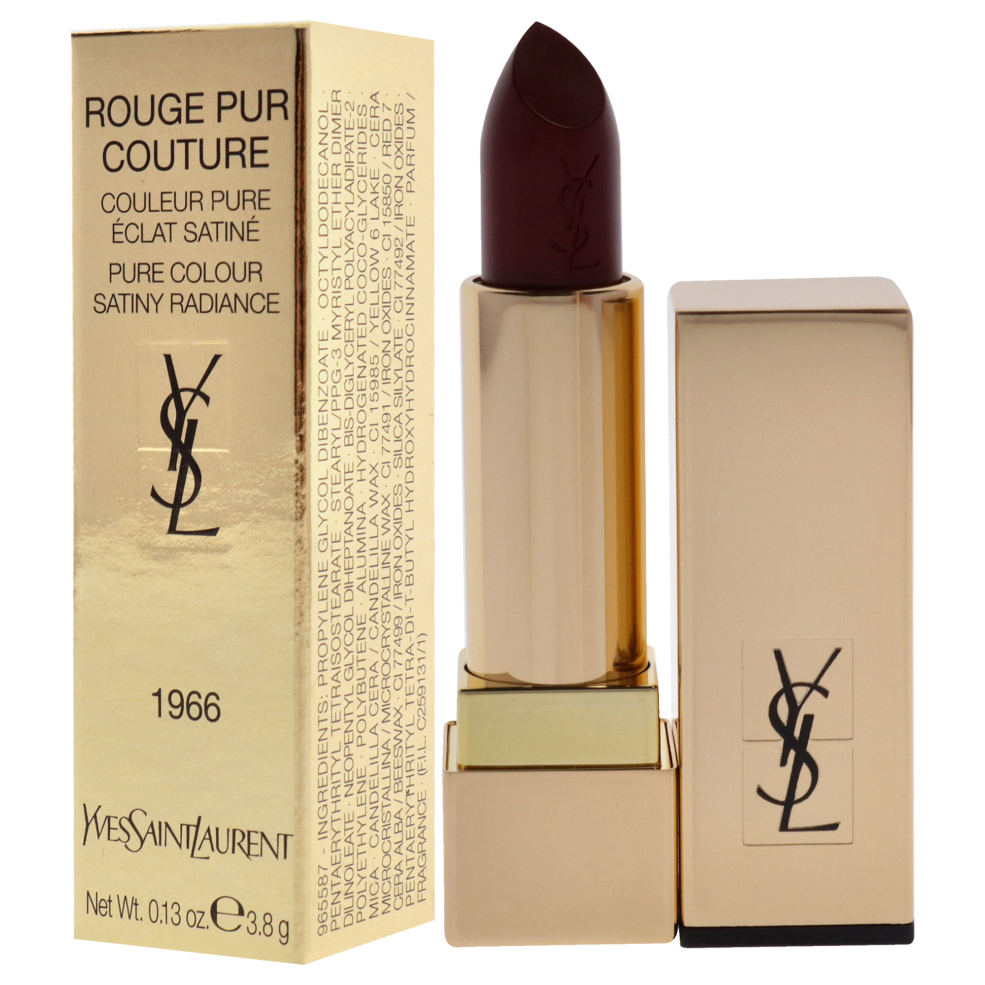 Foto 5 pulgar | Lápiz Labial Yves Saint Laurent Rouge Pur Couture 1966 3,8 Ml - Venta Internacional.