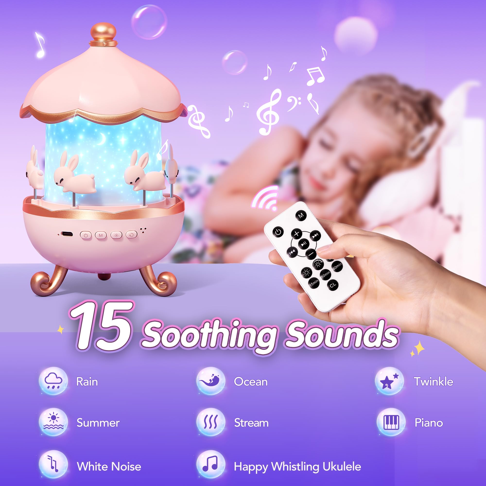 Foto 2 | Proyector De Luz Nocturna One Fire Kids Con 15 Películas Y 15 Sonidos - Venta Internacional.