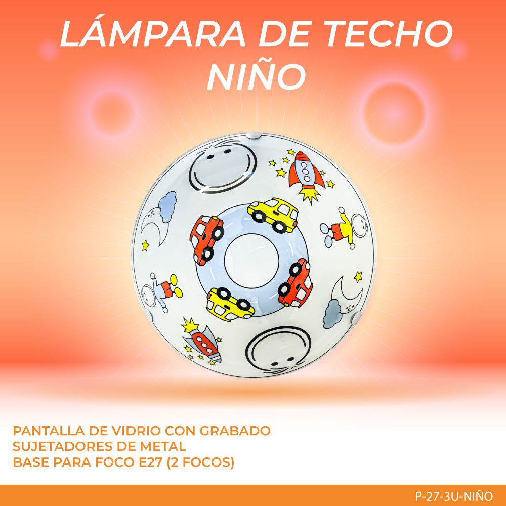 Foto 5 pulgar | Mil Luces Lampara Infantil De Techo Niño