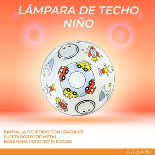 Foto 4 | Mil Luces Lampara Infantil De Techo Niño