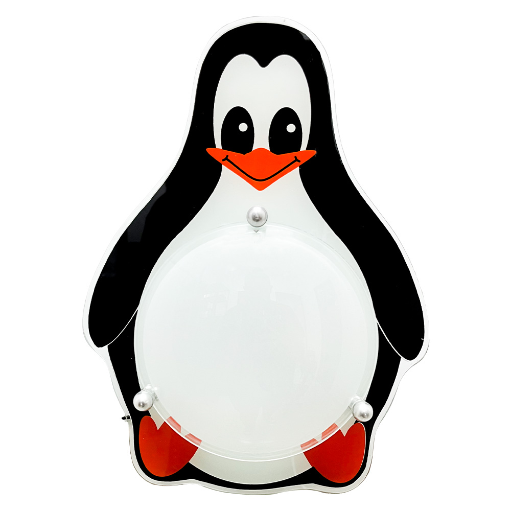 Foto 1 | Mil Luces Lampara Infantil De Pared Pinguino