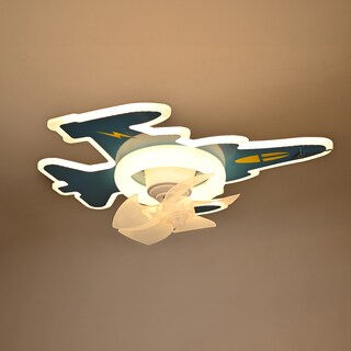 Foto 2 | Lámpara de Techo Infantil Avión Luz LED