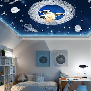 Foto 5 | Lámpara de Techo Infantil Avión Luz LED