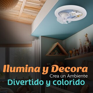 Foto 5 | Lámpara de Techo Astronauta con Ventilador