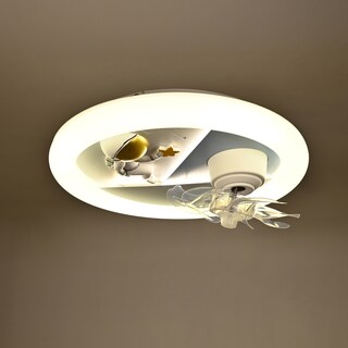 Foto 2 | Lámpara de Techo Infantil con Ventilador Azul