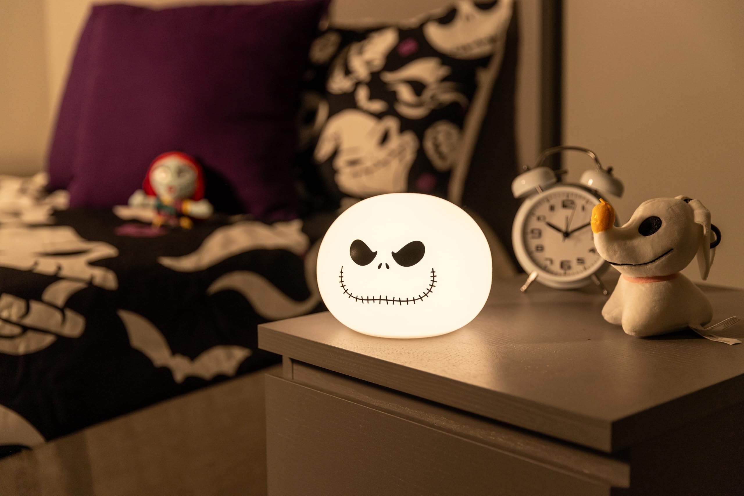 Foto 2 pulgar | Luz Nocturna Squishy Light Disney Jack Skellington Cambia de Color - Venta Internacional