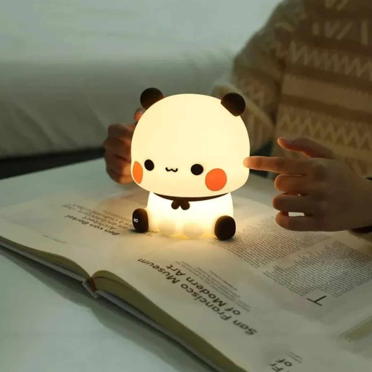 Foto 4 pulgar | Lámpara Bubu Oso De Luz Led Eo Safe Imports Esi-18845 Beige