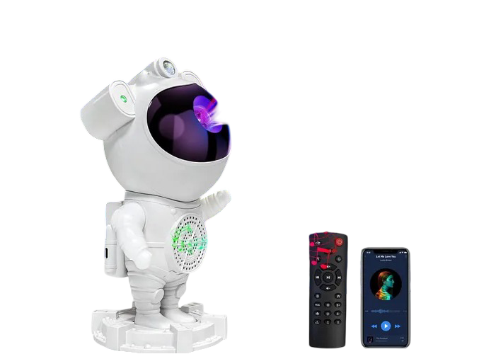 Foto 2 pulgar | Lámpara Xtellar Astronauta Proyector Estrellas Bocina Bluetooth Luz