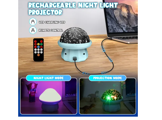 Foto 5 | 3in1 Xtellar Lámpara Noche Estrella Proyector Dinosaurio,regalo Niño