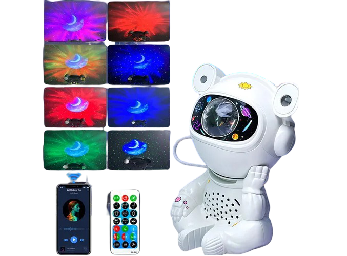 Proyector Xtellar Astronauta Bluetooth Música Estrella