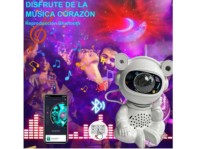 Foto 4 pulgar | Proyector Xtellar Astronauta Bluetooth Música Estrella