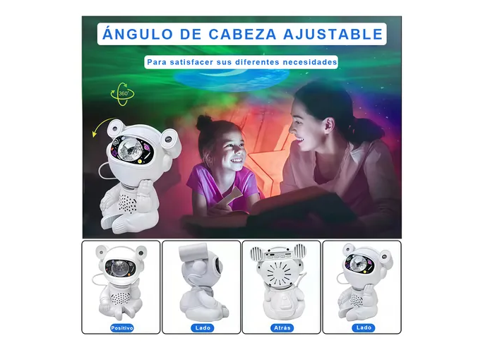 Foto 5 pulgar | Proyector Xtellar Astronauta Bluetooth Música Estrella