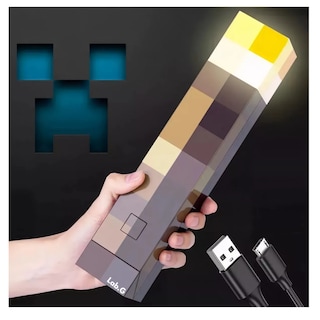 Foto 3 | Lámpara Minecraft Luz 2pz Lab.g Colores
