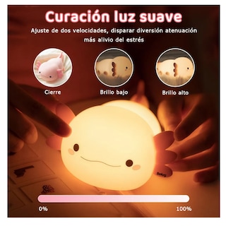 Foto 2 | Luz Nocturna Ajolote Belug Rosa