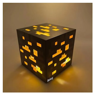Foto 2 | Lámpara Antorcha Luz Nocturna Led Belug Dorado